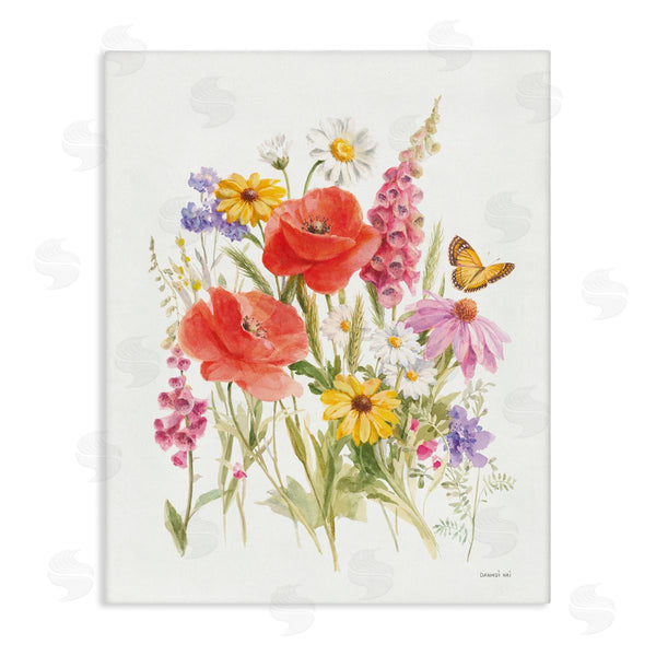 stupell industries Danhui Nai | Bright Flowers and Butterfly