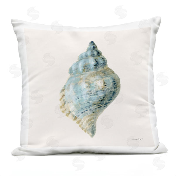 Stupell Industries Danhui Nai | Coastal Bliss Conch Shell Printed Throw Pillow