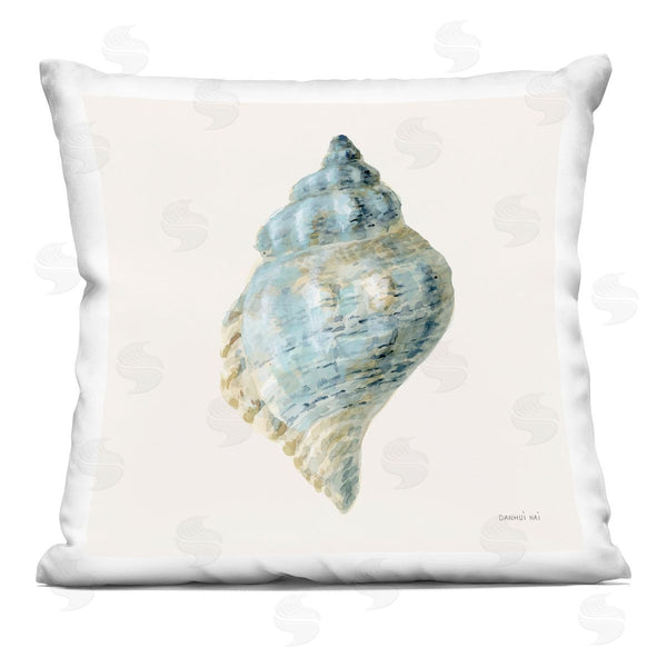 stupell industries Danhui Nai | Coastal Bliss Conch Shell Printed Throw Pillow