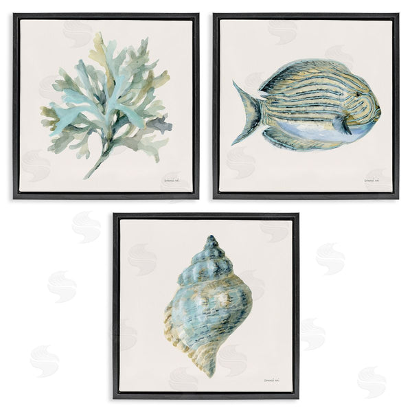 Stupell Industries Danhui Nai | Coastal Bliss Sea Life