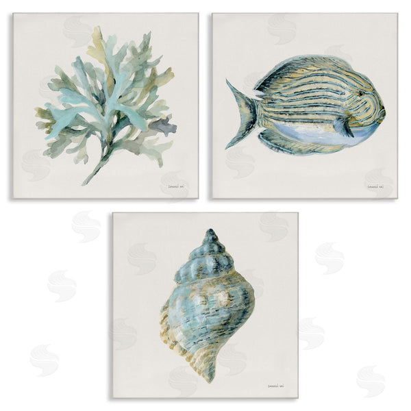 stupell industries Danhui Nai | Coastal Bliss Sea Life