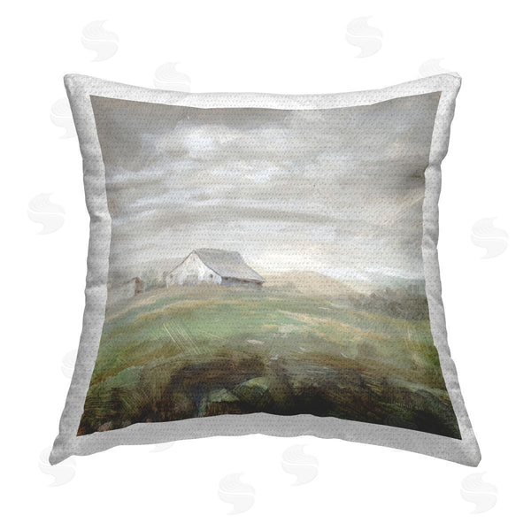 Stupell Industries Danhui Nai | Countryside Barn Landscape Printed Throw Pillow