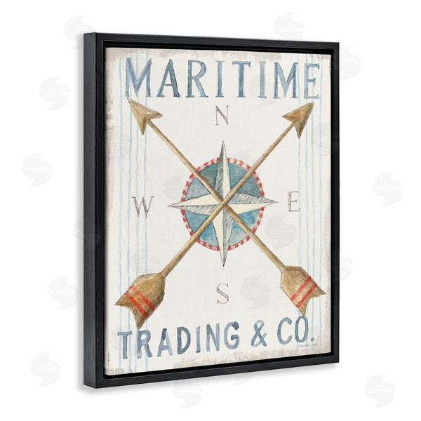 Stupell Industries Danhui Nai | Crossed Arrow Compass Sign