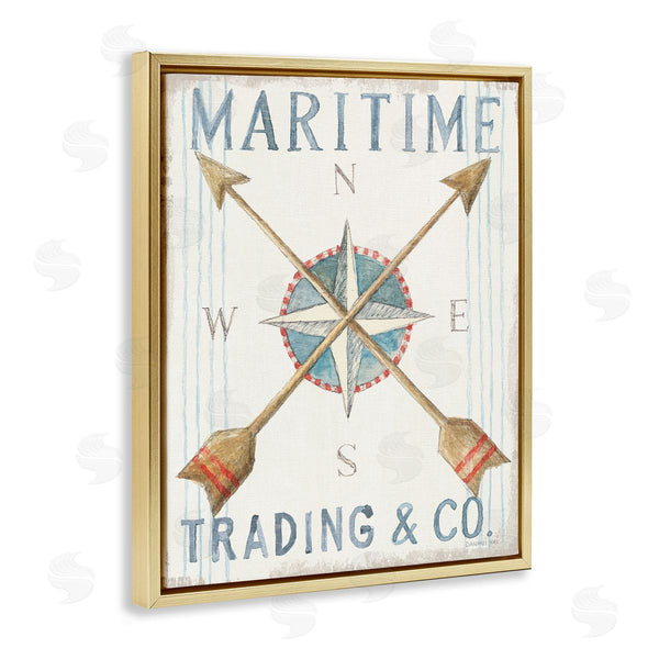 Stupell Industries Danhui Nai | Crossed Arrow Compass Sign