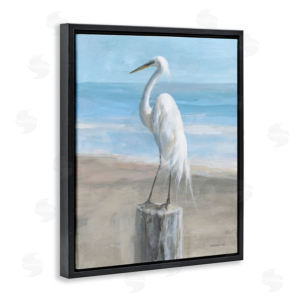 Stupell Industries Danhui Nai | Egret Coastal Landscape Wall Art