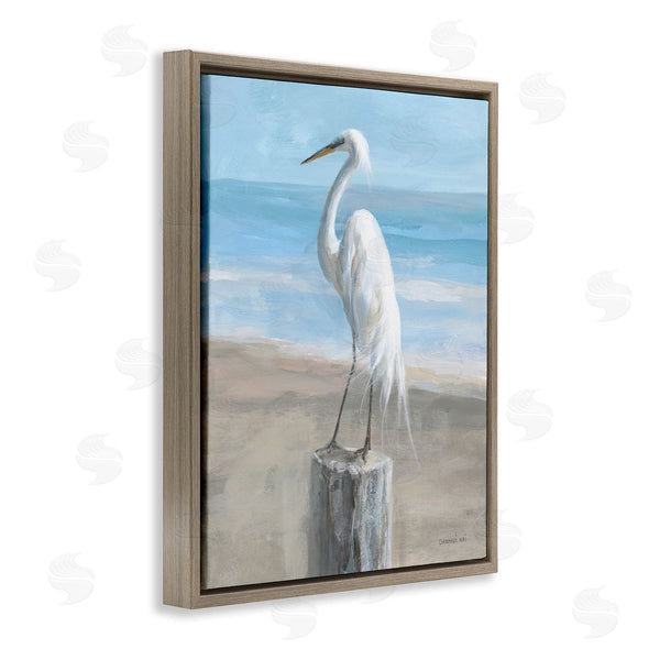 Stupell Industries Danhui Nai | Egret Coastal Landscape Wall Art