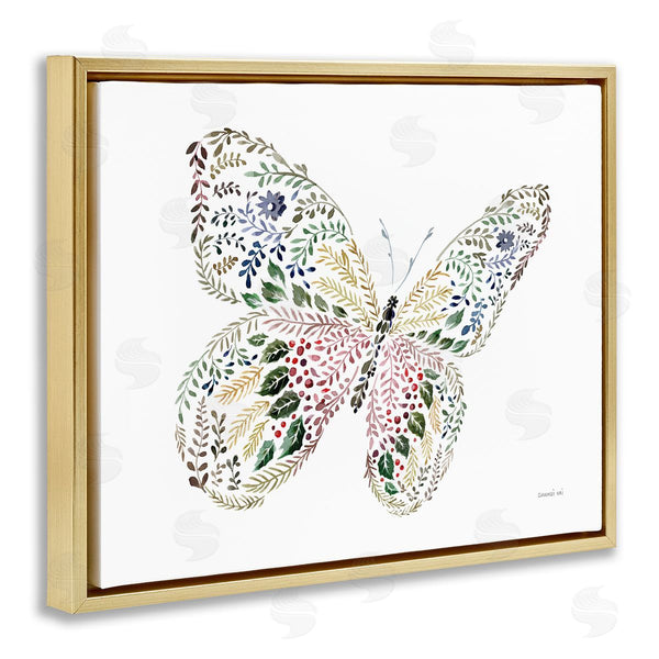 Stupell Industries Danhui Nai | Floral Nature Butterfly