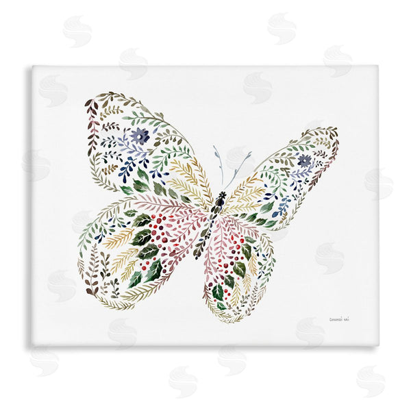 stupell industries Danhui Nai | Floral Nature Butterfly