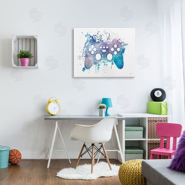 Stupell Industries Danhui Nai | Game Controller Modern Splash Wall Art