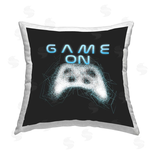 stupell industries Danhui Nai | Game On Abstract Controller Printed Throw Pillow