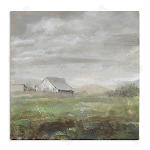 stupell industries Danhui Nai | Grey Farm Landscape Wall Art