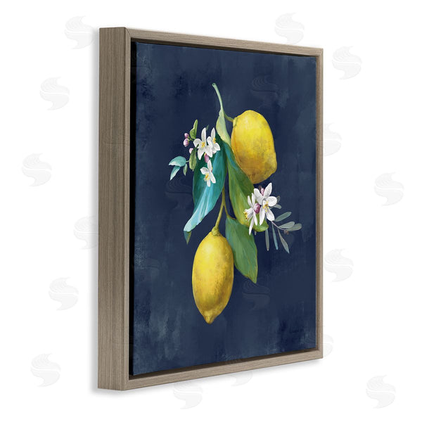 Stupell Industries Danhui Nai | Lemon Cluster On Blue Wall Art