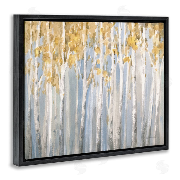 Stupell Industries Danhui Nai | Line Of Birch Trees Mystical Spring Forest Landscape Wall Art