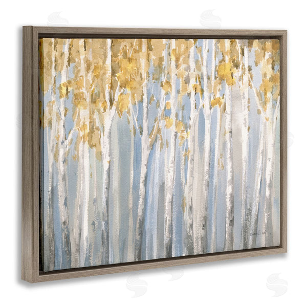 Stupell Industries Danhui Nai | Line Of Birch Trees Mystical Spring Forest Landscape Wall Art