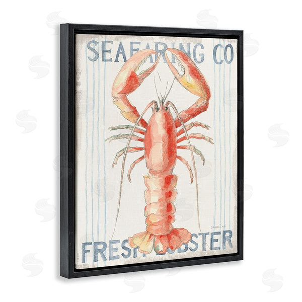 Stupell Industries Danhui Nai | Nautical Lobster Seafood Sign