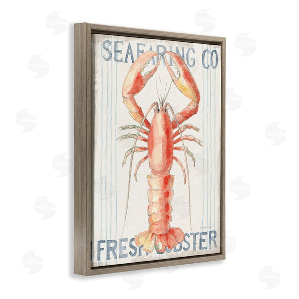 Stupell Industries Danhui Nai | Nautical Lobster Seafood Sign