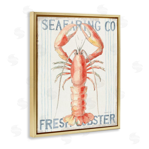 Stupell Industries Danhui Nai | Nautical Lobster Seafood Sign