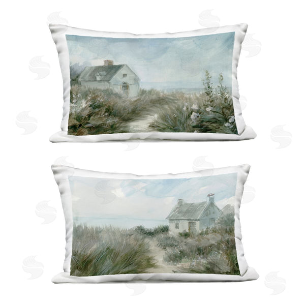 Stupell Industries Danhui Nai | Paths To Windswept Cottages Printed Throw Pillow Set