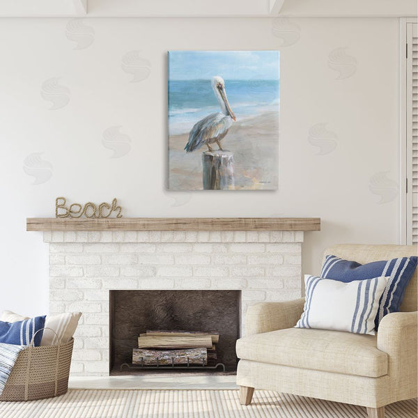 Stupell Industries Danhui Nai | Pelican Perched On Coast Wall Art