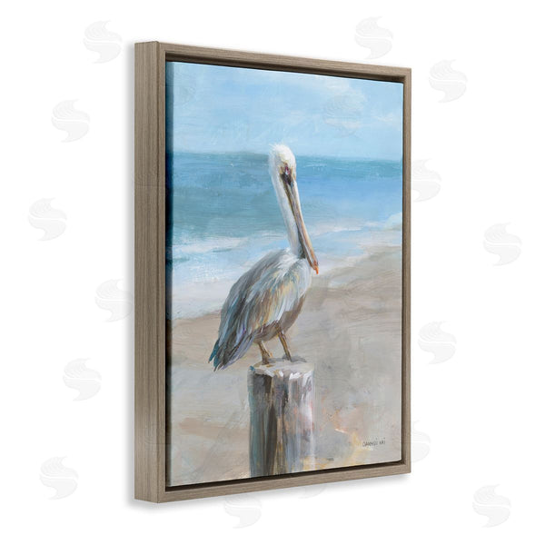 Stupell Industries Danhui Nai | Pelican Perched On Coast Wall Art