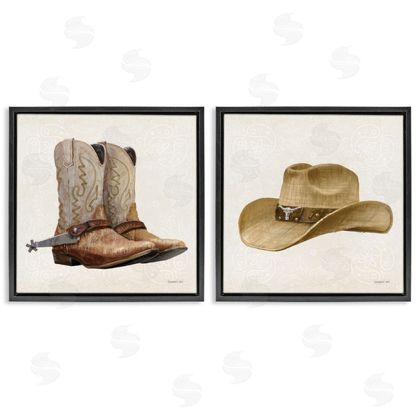 Stupell Industries Danhui Nai | Range Riders Hat & Boots Wall Art