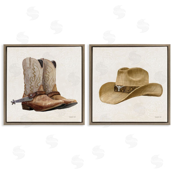 Stupell Industries Danhui Nai | Range Riders Hat & Boots Wall Art