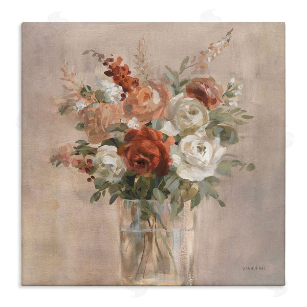 stupell industries Danhui Nai | Red & White Roses Bouquet Wall Art