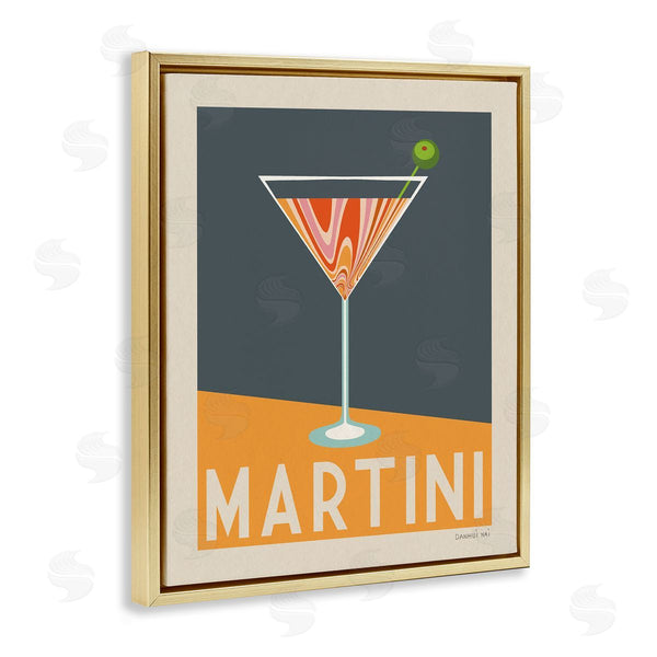Stupell Industries Danhui Nai | Retro Swirled Martini