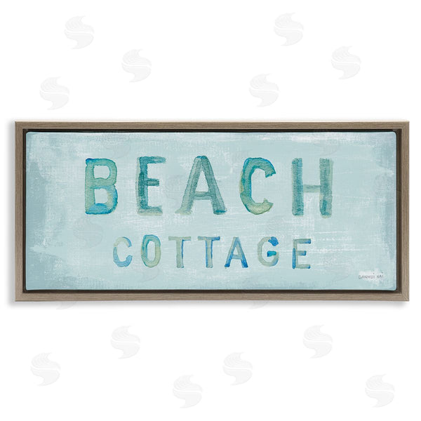 stupell industries Danhui Nai | Rustic Beach Cottage Watercolor