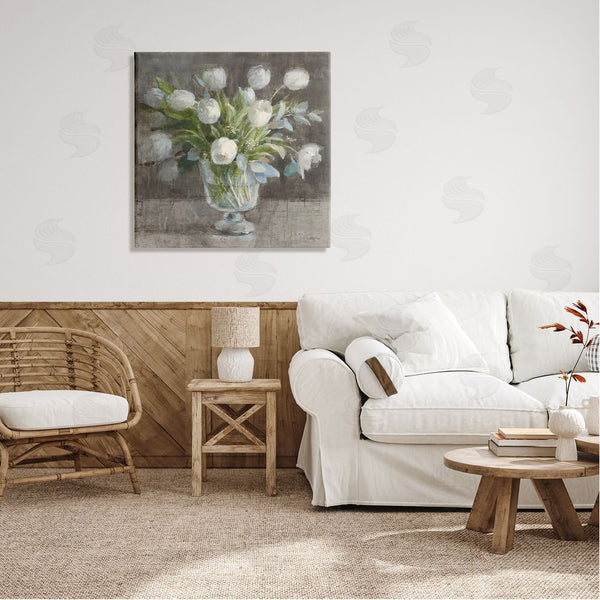 Stupell Industries Danhui Nai | Rustic White Tulip Vase Wall Art