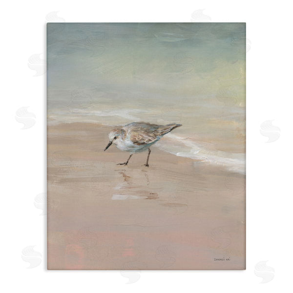 stupell industries Danhui Nai | Sandpiper at Shore's Edge