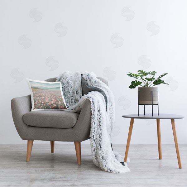 Stupell Industries Danhui Nai | Soft Headland Wildflowers Printed Throw Pillow