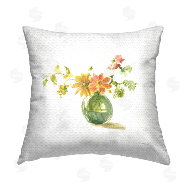 Stupell Industries Danhui Nai | Summer Serenade Bouquet Printed Throw Pillow