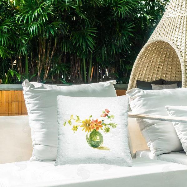 Stupell Industries Danhui Nai | Summer Serenade Bouquet Printed Throw Pillow