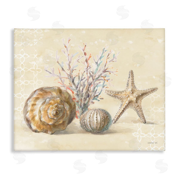 stupell industries Danhui Nai | Sunrise Beach Seashells Wall Art