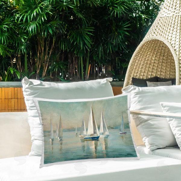 Stupell Industries Danhui Nai | Sunrise Sailboat Fleet