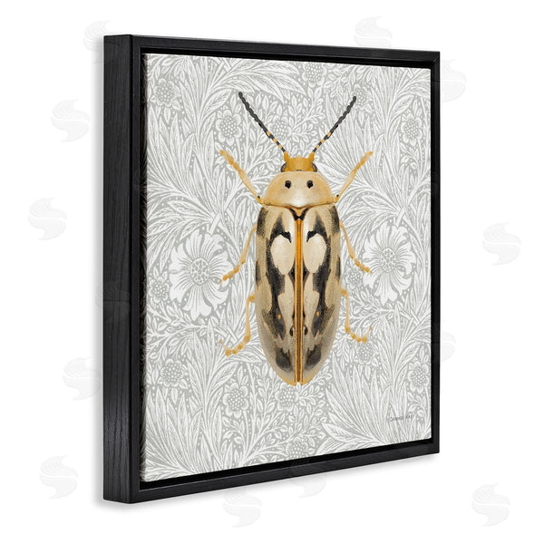 Stupell Industries Danhui Nai | Vintage Beetle Floral Pattern Wall Art