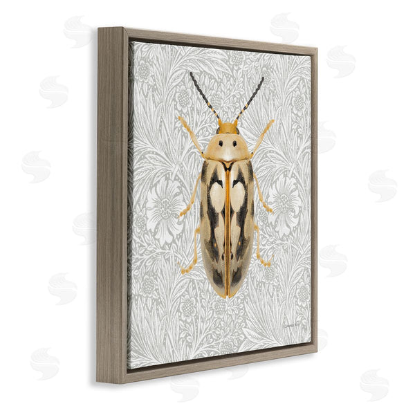Stupell Industries Danhui Nai | Vintage Beetle Floral Pattern Wall Art