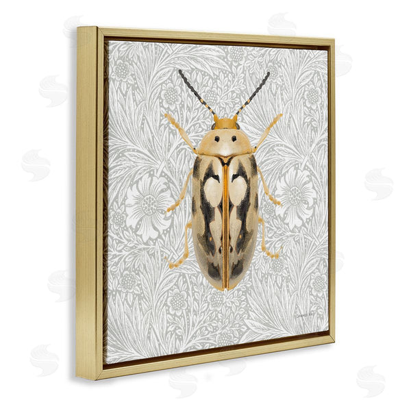 Stupell Industries Danhui Nai | Vintage Beetle Floral Pattern Wall Art