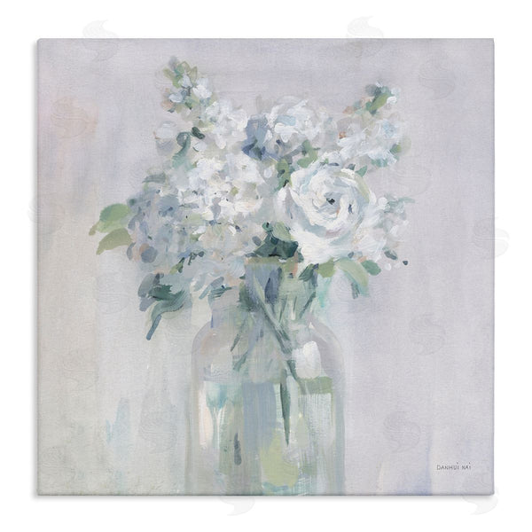 stupell industries Danhui Nai | White Abstract Bouquet