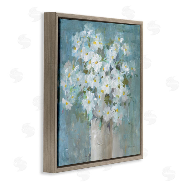 Stupell Industries Danhui Nai | White Daisy Blooms Abstract Flowers