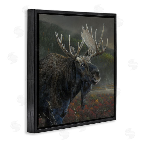 Stupell Industries Daniel Smith | Moose Dark Forest Landscape Wall Art