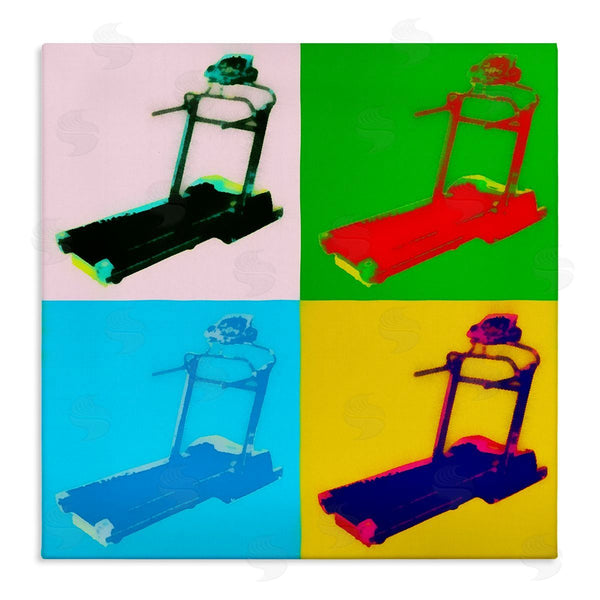 stupell industries Daniel Sproul | Abstract Treadmill Pop Art Modern Exercise Interpretation Wall Art