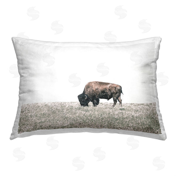 stupell industries Daniel Sproul | Bison Grazing Scenery