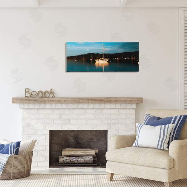 Stupell Industries Daniel Sproul | Boat Lights At Night Wall Art