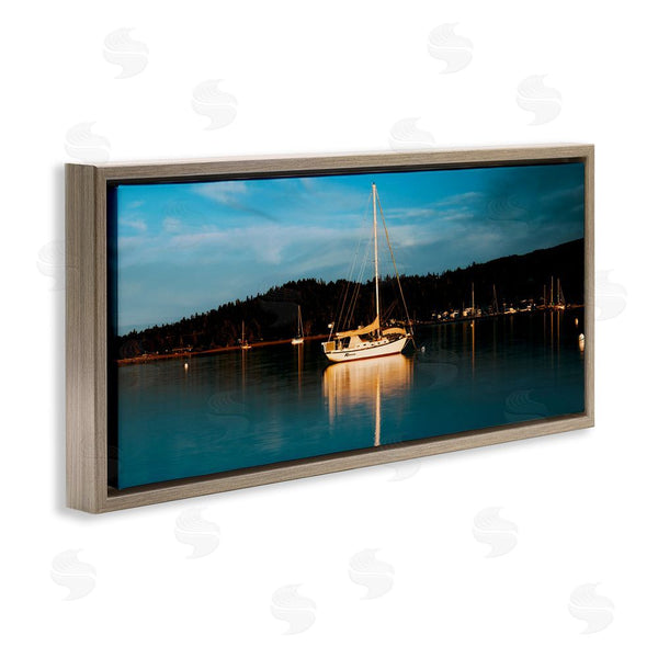 Stupell Industries Daniel Sproul | Boat Lights At Night Wall Art