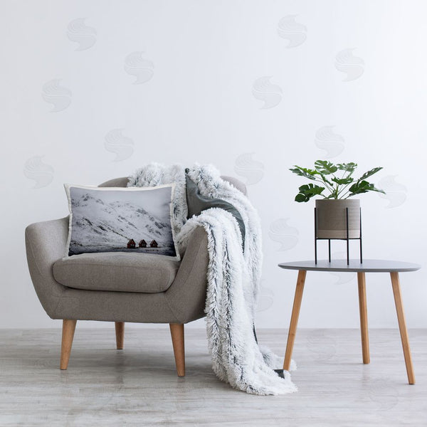 Stupell Industries Daniel Sproul | Cabins Among Snowy Peaks