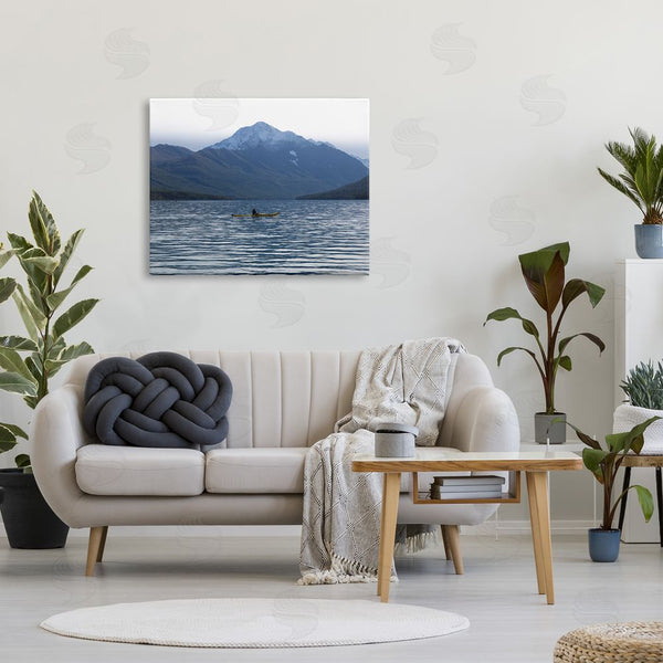 Stupell Industries Daniel Sproul | Canoe & Mountain Lake Wall Art