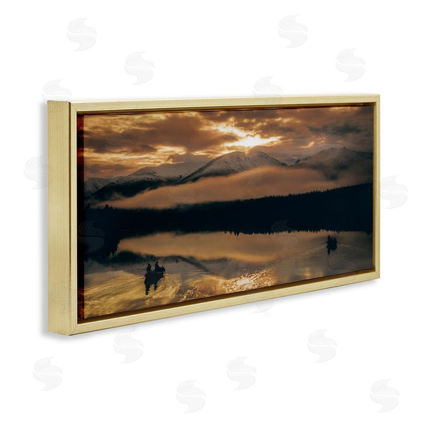 Stupell Industries Daniel Sproul | Cloudy Sunset Boaters Wall Art