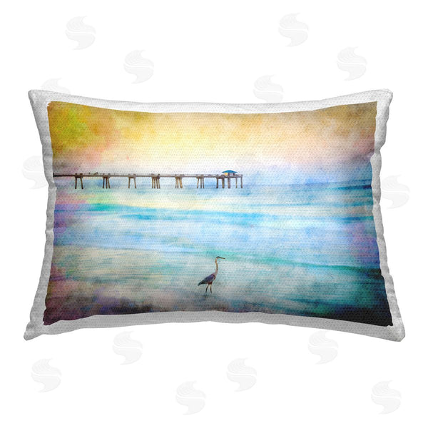 Stupell Industries Daniel Sproul | Coastal Pier Abstraction